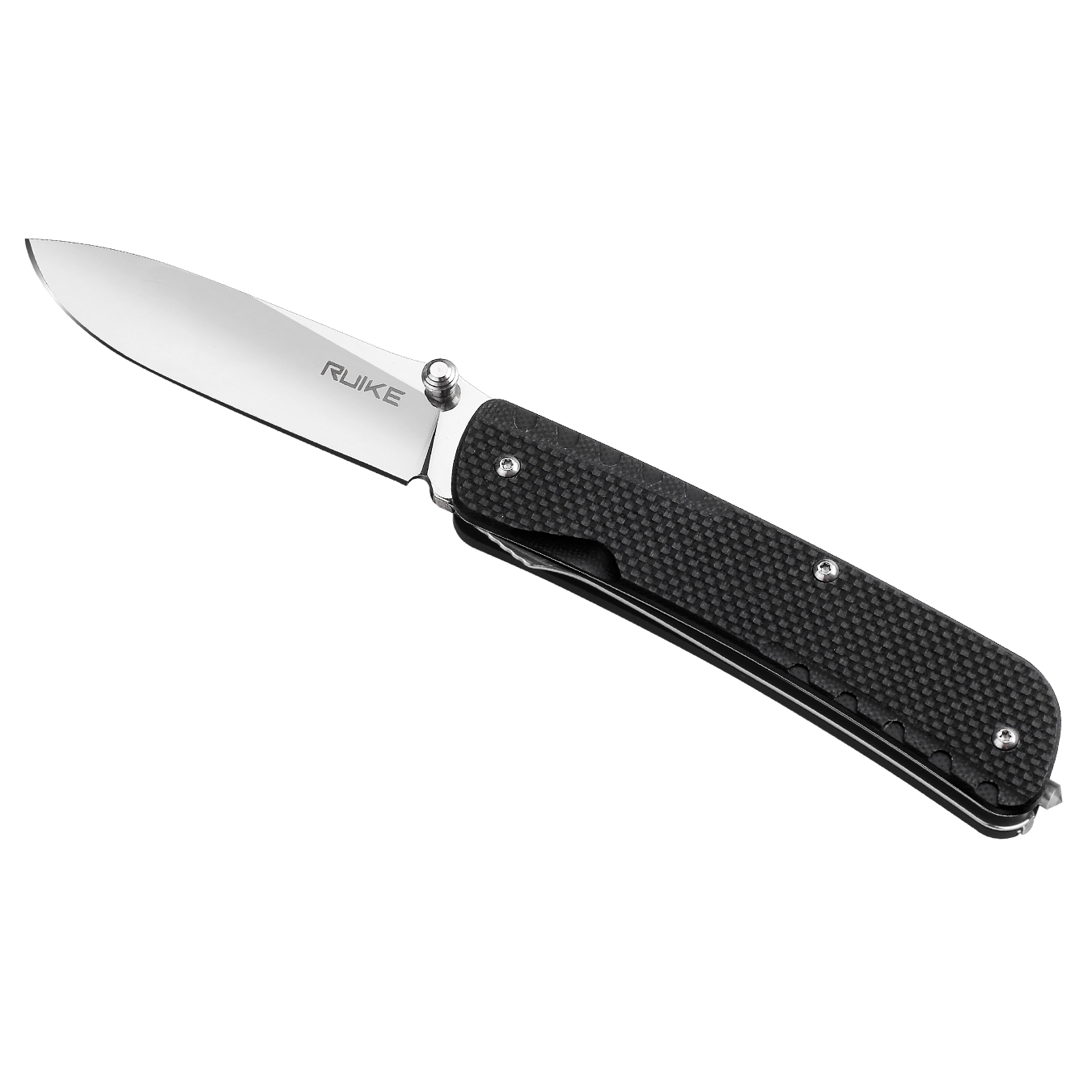 Багатофункціональний ніж Ruike Trekker LD11-B, (8.5 см) 12C27 / G10 чорний, 3 інстр.