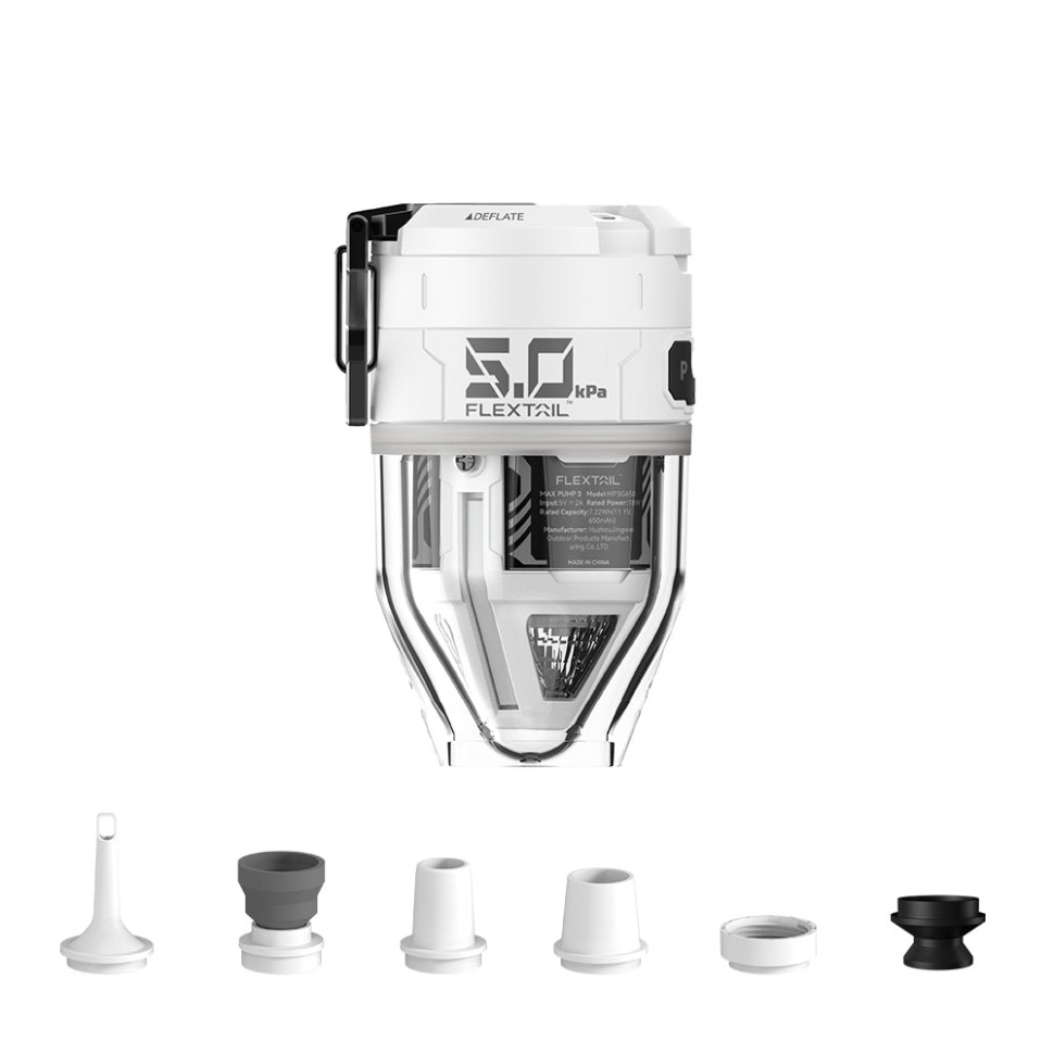 Насос-фонарь кемпинговый Flextail Max Pump 3, белый