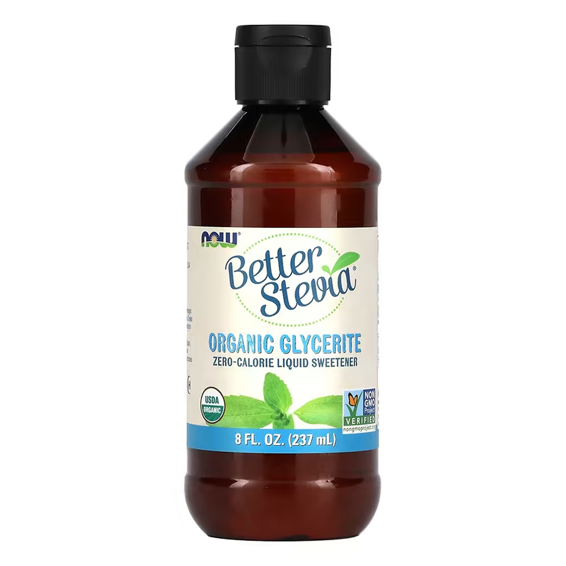 BetterStevia® Жидкость, Органический глицерит, 237 мл — фото 1
