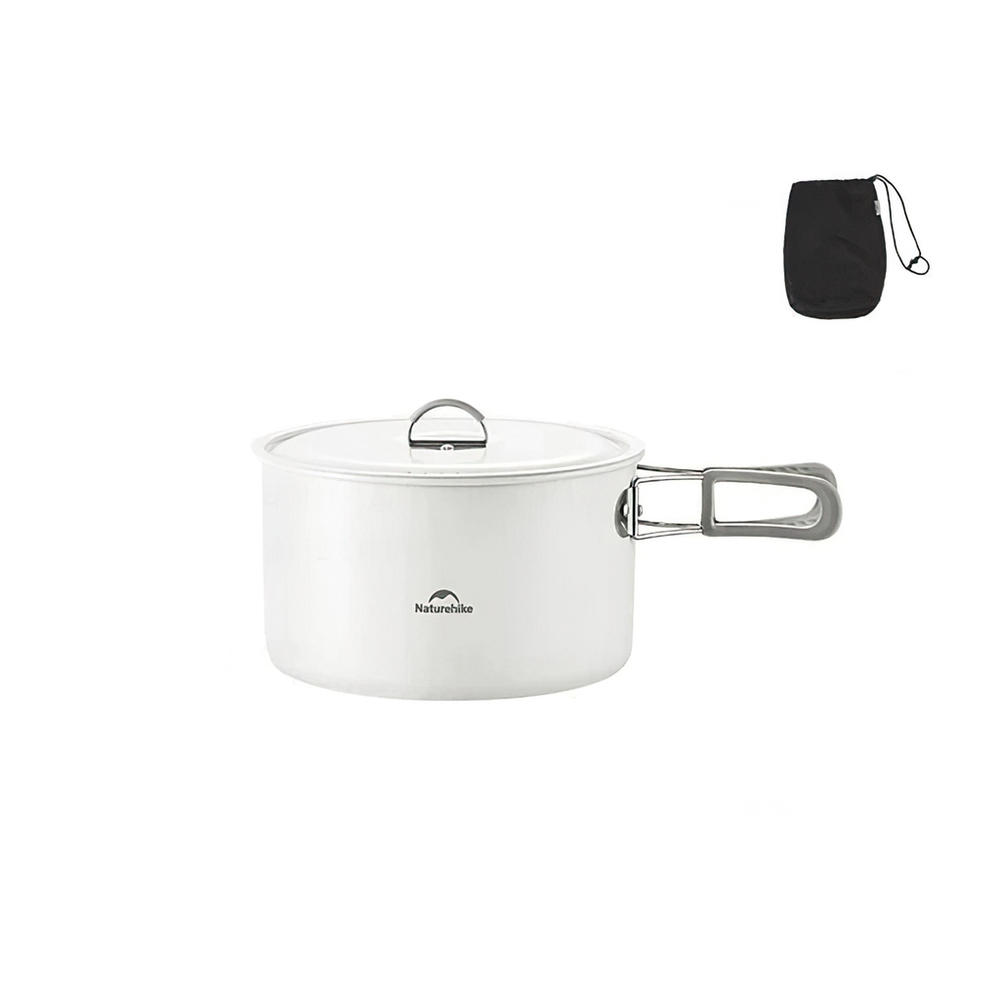 Каструля із керамічним антипригарним покриттям Naturehike CNK2450CF013, 3 л, алюміній — фото 1