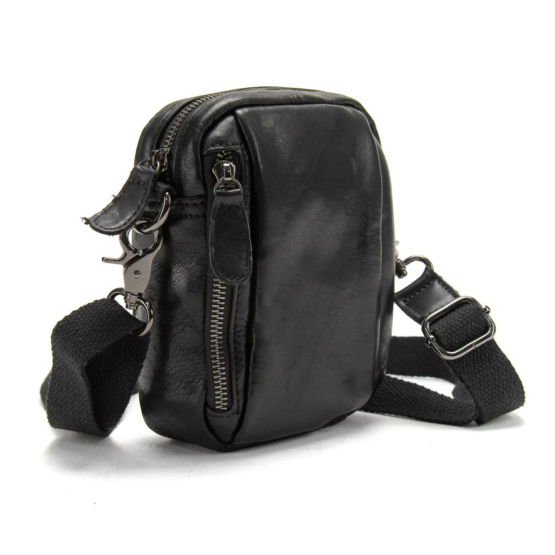 Міні-сумка через плече шкіряна чоловіча Tiding Bag M39-6072A