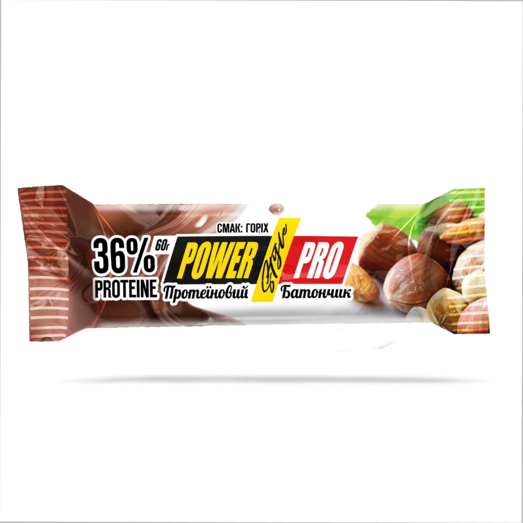 Протеиновый Батончик Nutella 36%, 20x60 г, Орехи