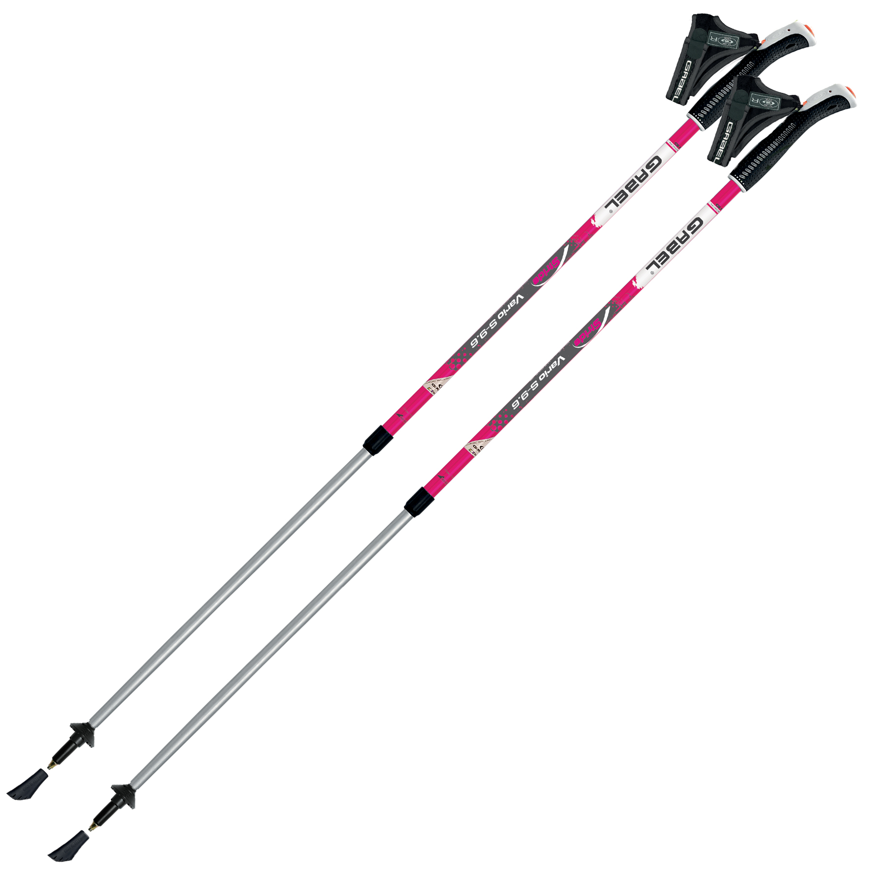 Палиці для скандинавської ходьби Gabel Vario S-9.6 Fucsia (7008350620000) — фото 1