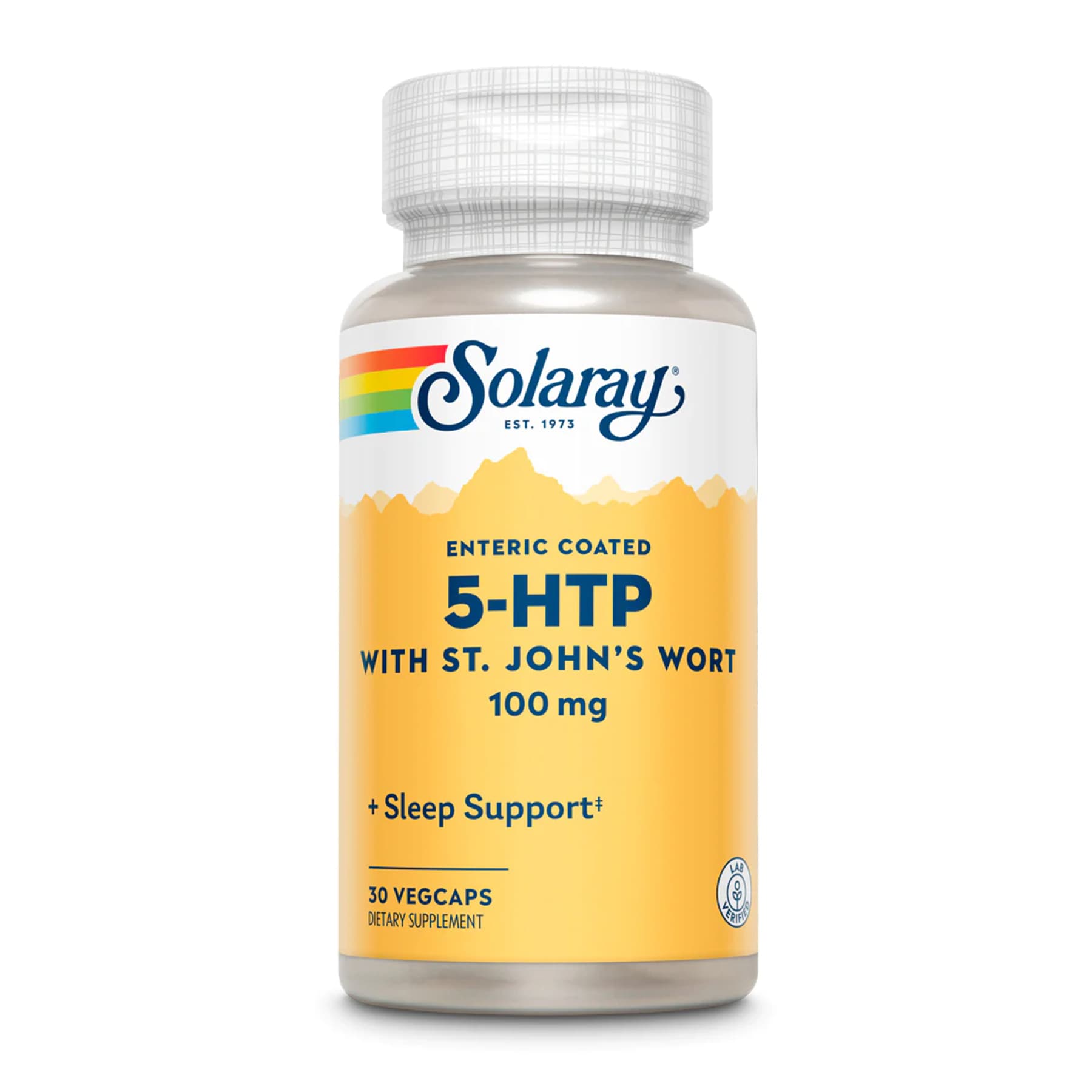 Гарантована активність 5-HTP + звіробій, 100 мг, 30 вег. капсул