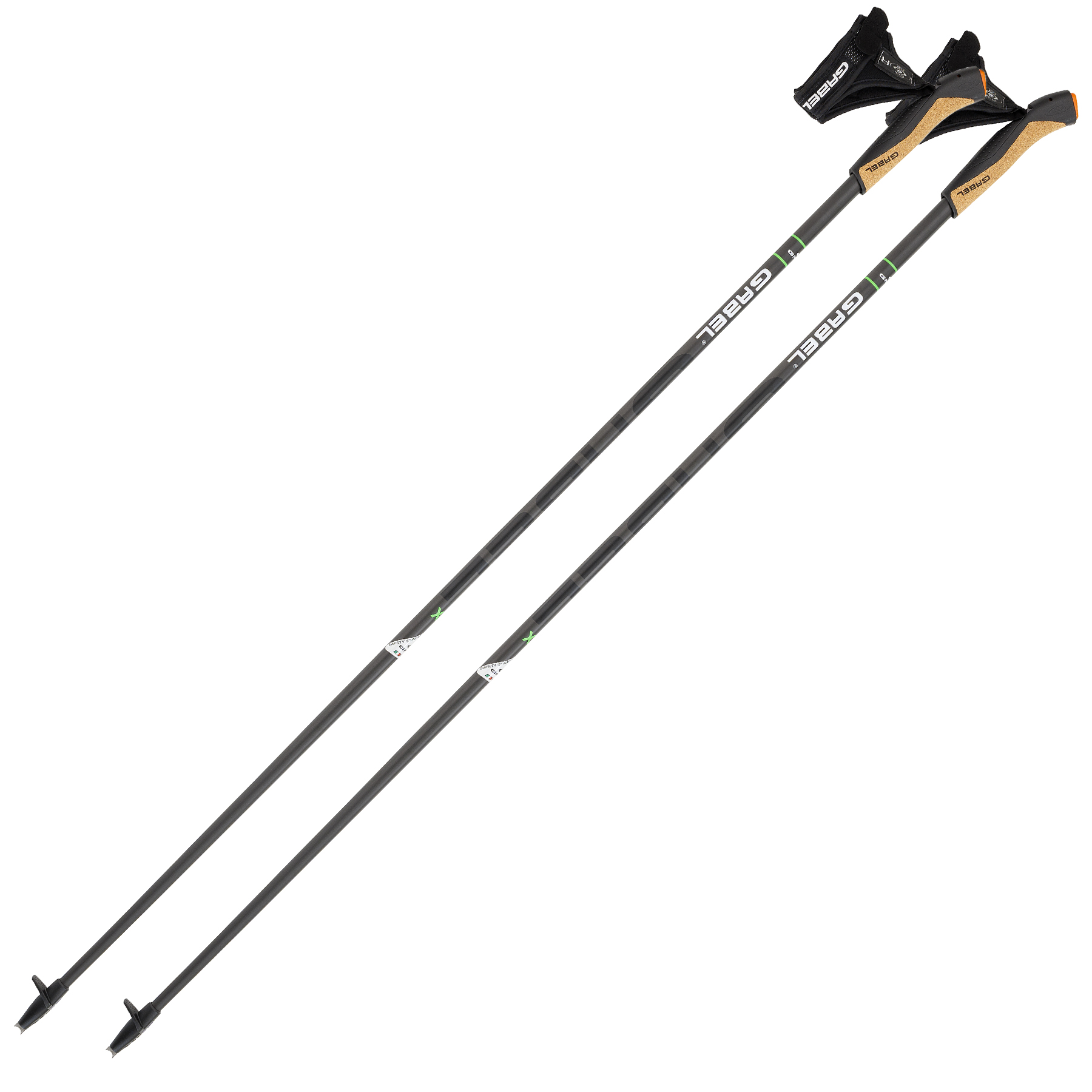 Палиці для скандинавської ходьби Gabel X-5 Black 125 (7009351141250) — фото 1