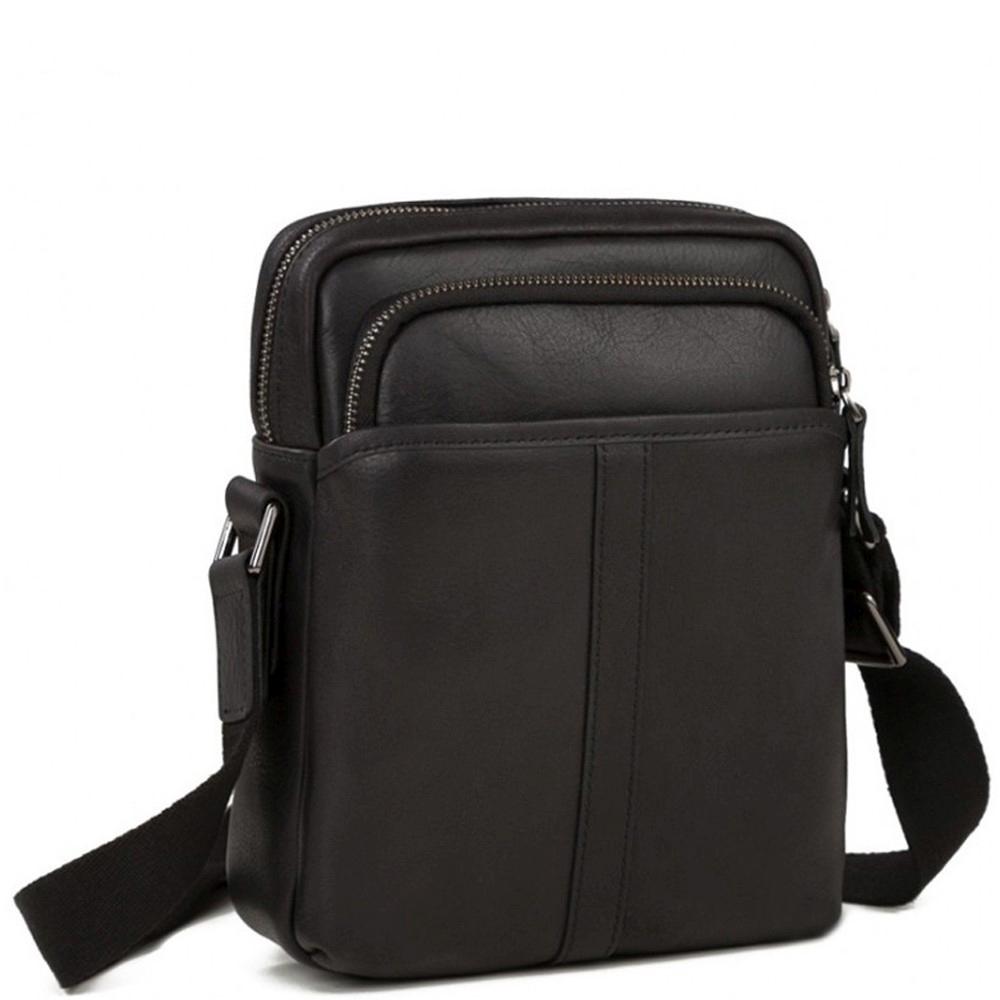Мужская сумка-мессенджер через плечо натуральная кожа Tiding Bag M47-21109-1A