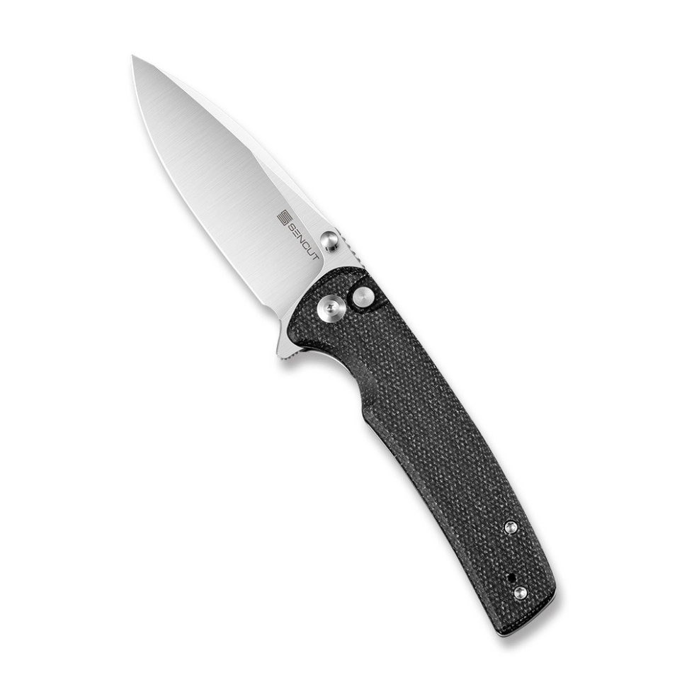 Ніж складаний туристичний Sencut Sachse, (8.8 см) 9Cr18MoV / Micarta чорний