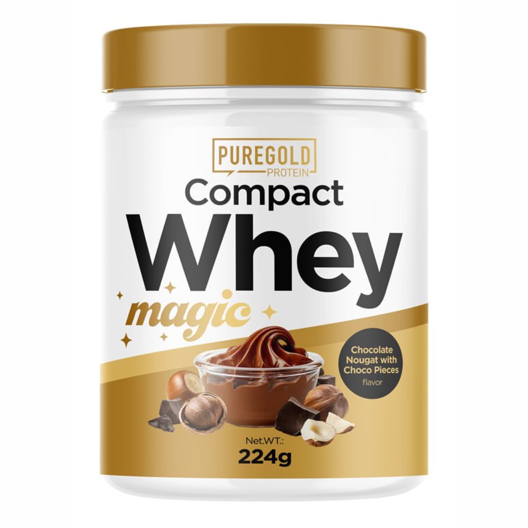 Compact Magic Whey Protein - 224g Chocolate Nougat with Choco Pieces — фото 1