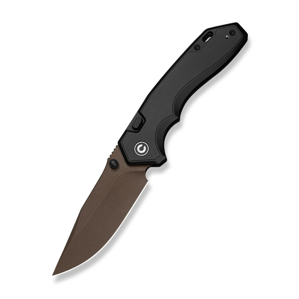 Ніж складаний туристичний Civivi Elite Brova, (8.7 см) CPM S35VN / Aluminum чорний — фото 1