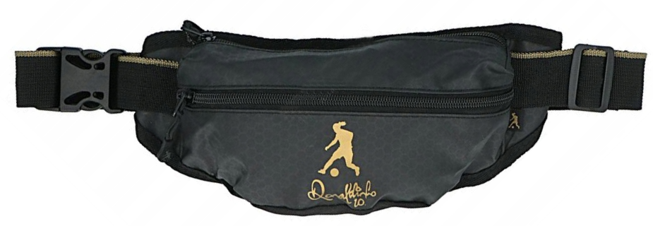 Сумка на пояс, бананка Ronaldinho 10 Waist bag черная — фото 1