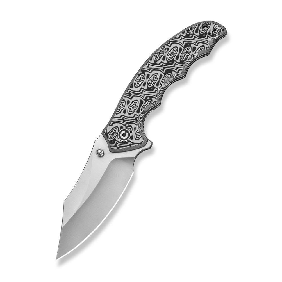 Ніж складаний туристичний Civivi Pentad (8.8 см) Nitro-V / Micarta чорний/білий — фото 1