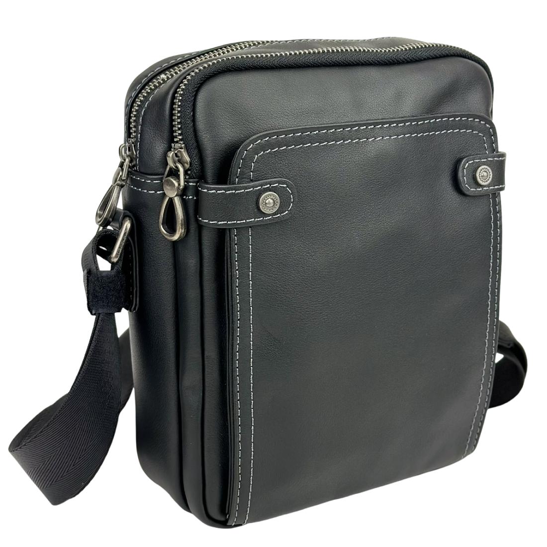 Сумка через плече чоловіча шкіряна Tiding Bag 8911A — фото 1