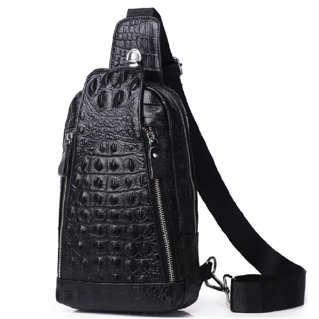 Стильная кожаная сумка-слинг Tiding Bag FL-A25F-5010A — фото 1