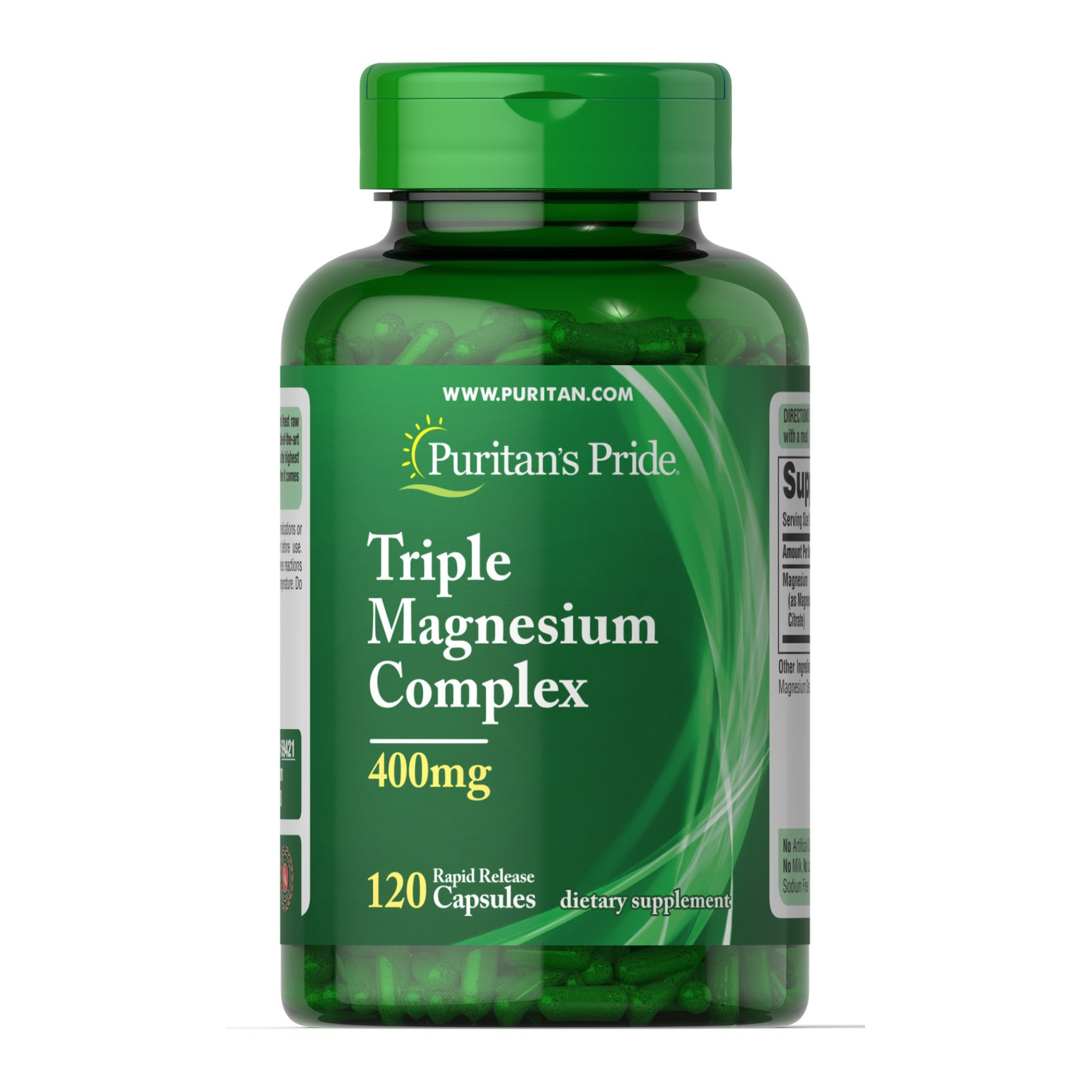 Triple Magnesium Complex 400mg - 120 caps (Пошкоджена банка) — фото 1