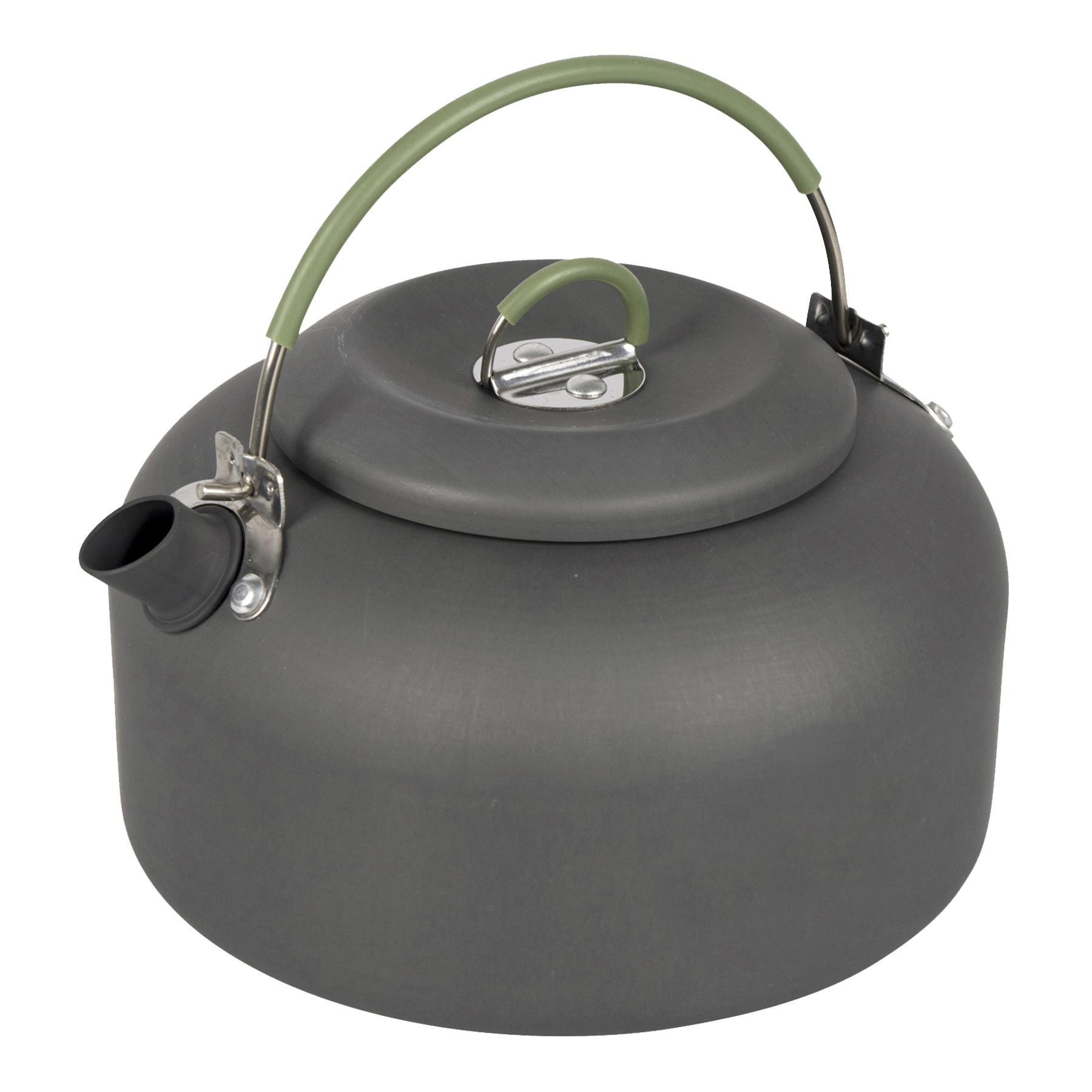 Чайник Bo-Camp Hard Anodized 1.4L Anthracite / Green (2200410) — фото 1