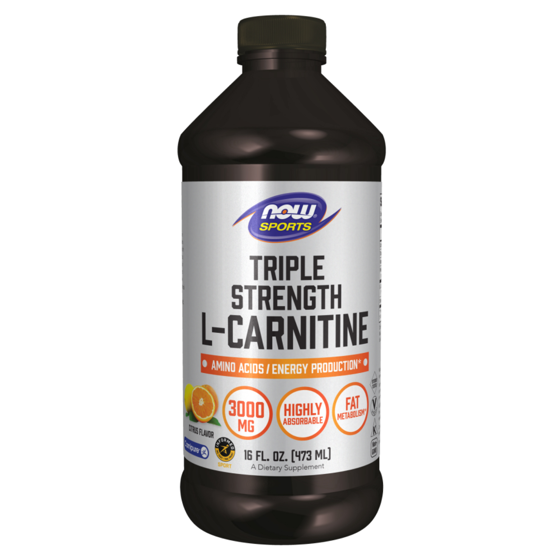 Carnitine Liquid 3000mg - 473ml (Пошкоджена кришка) — фото 1