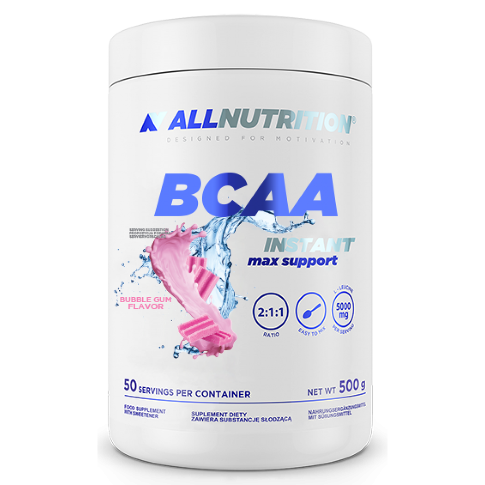 BCAA Max Support Instant - 500g Bubble Gum — фото 1