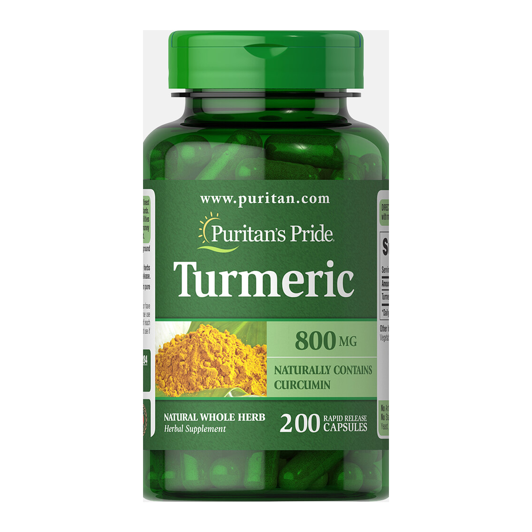 Turmeric 800 mg - 200 caps — фото 1