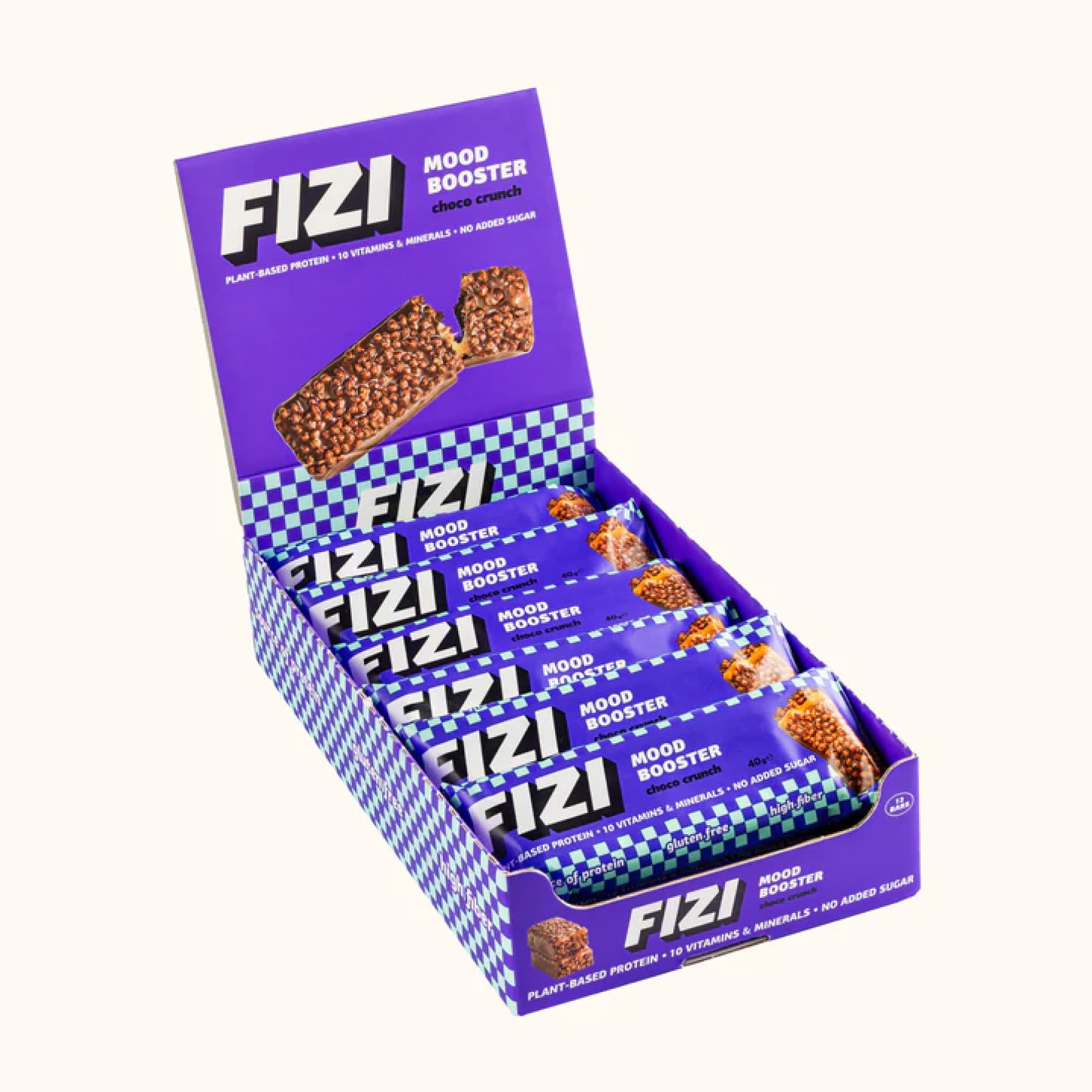 Fizi Mood Booster, 12x40 г, Шоколадный хруст