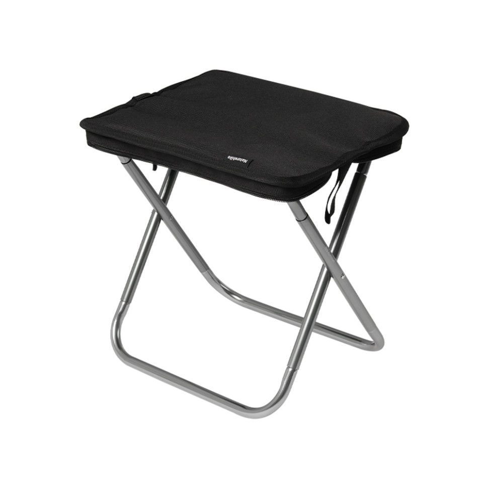 Стілець складаний Naturehike CNK2550JJ011, алюміній, чорний