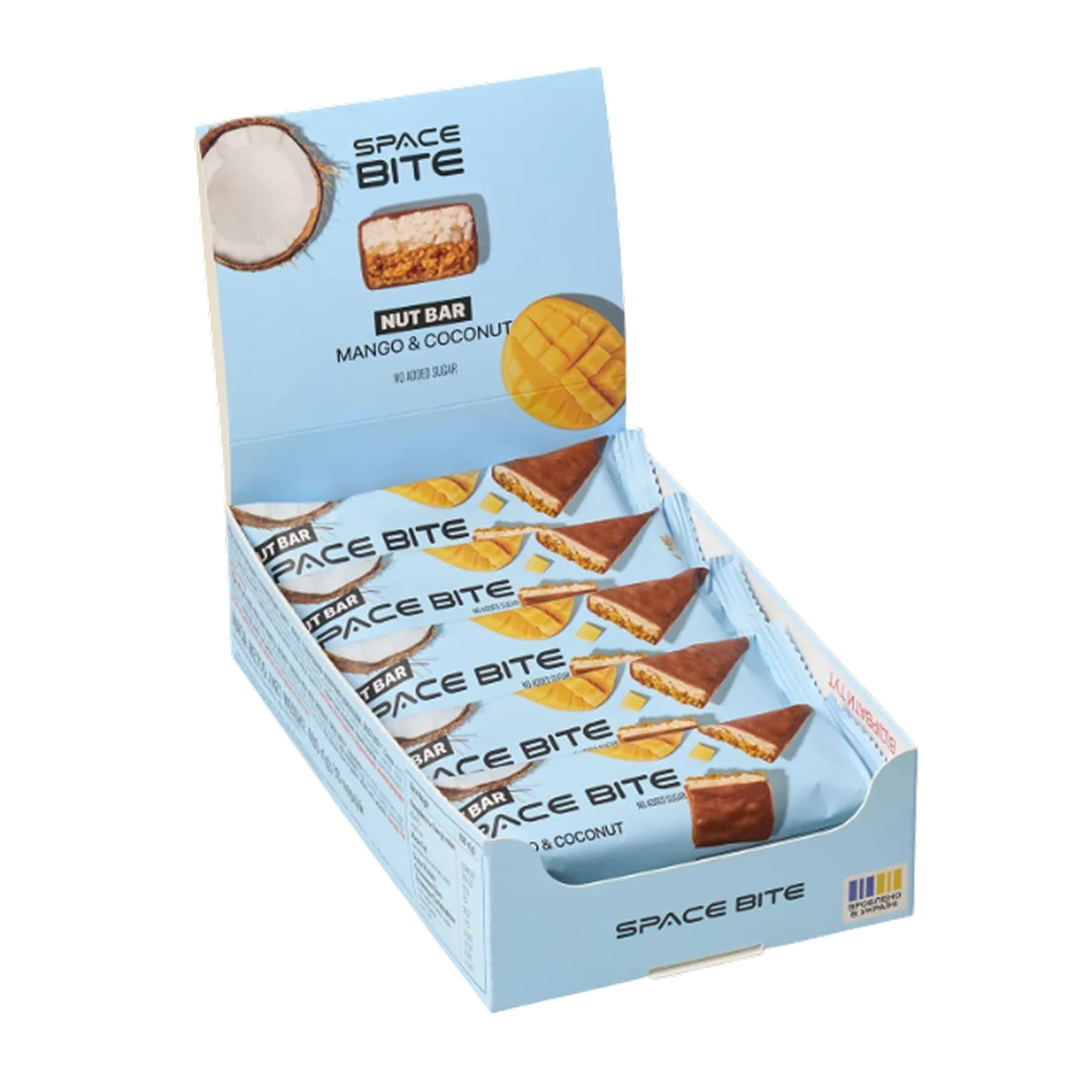 Space Bite Nut Bar - 10x40g Mango & Coconut — фото 1