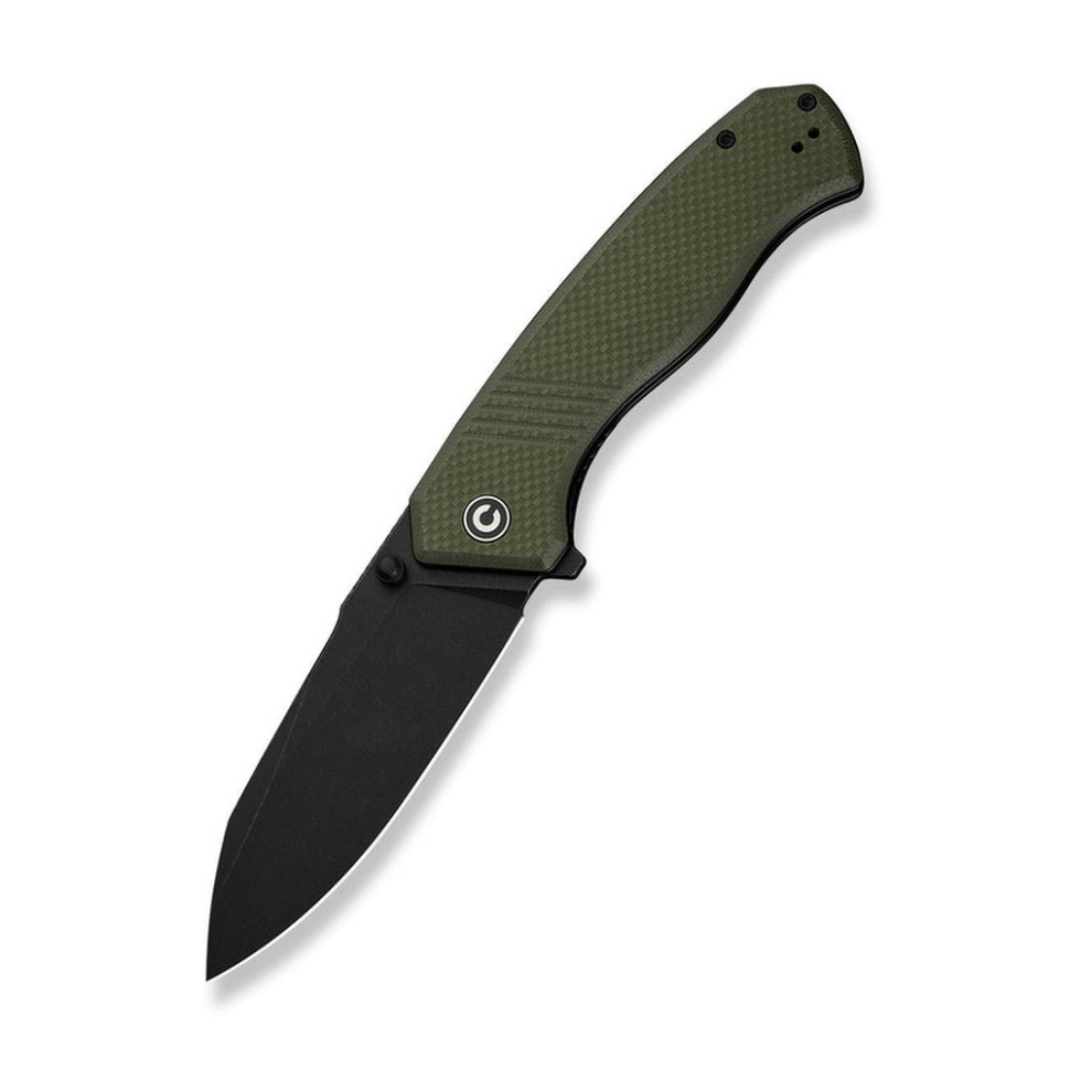 Ніж складаний туристичний Civivi Placoid, (9.3 см) 14C28N / G10 темно-зелений