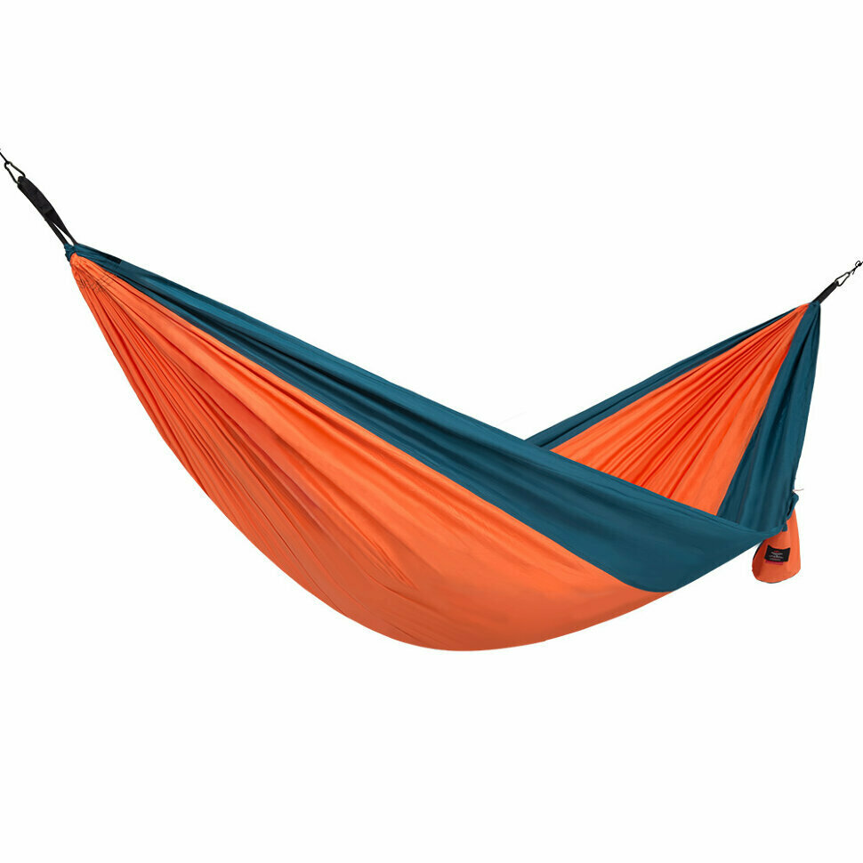 Гамак двомісний Naturehike Double Super light NH17D012-B, 340T polyester, помаранчевий — фото 1