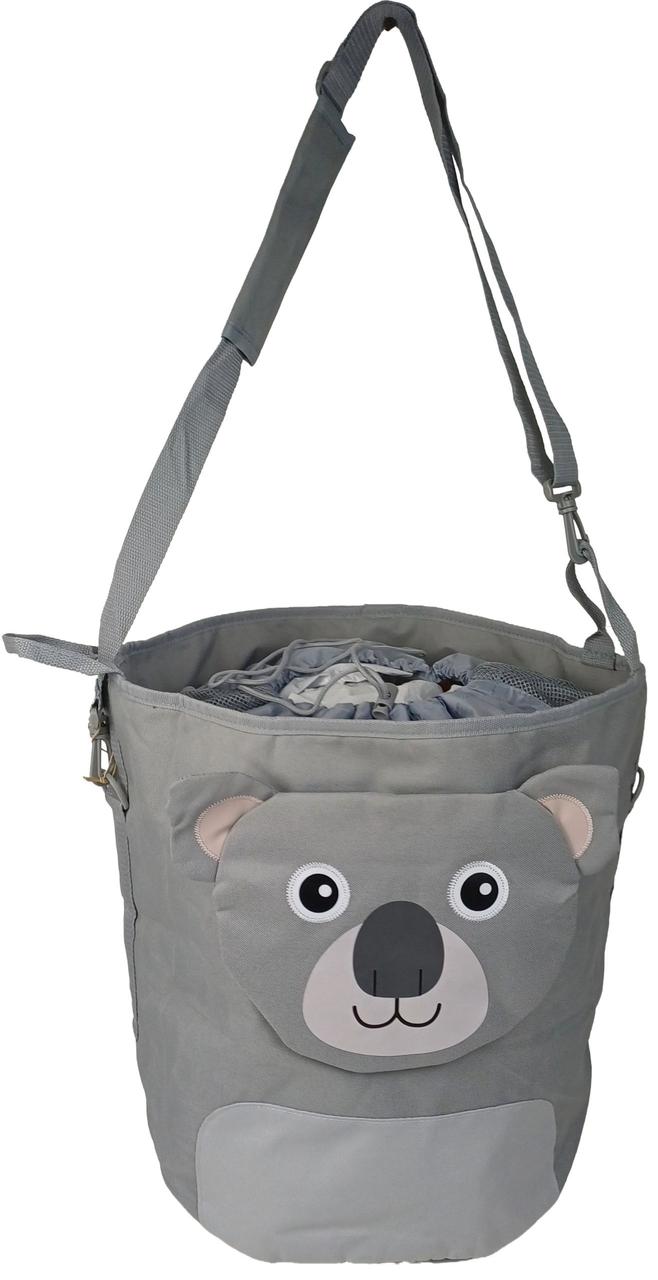 Містка дитяча сумка для іграшок 35L LS сіра — фото 1