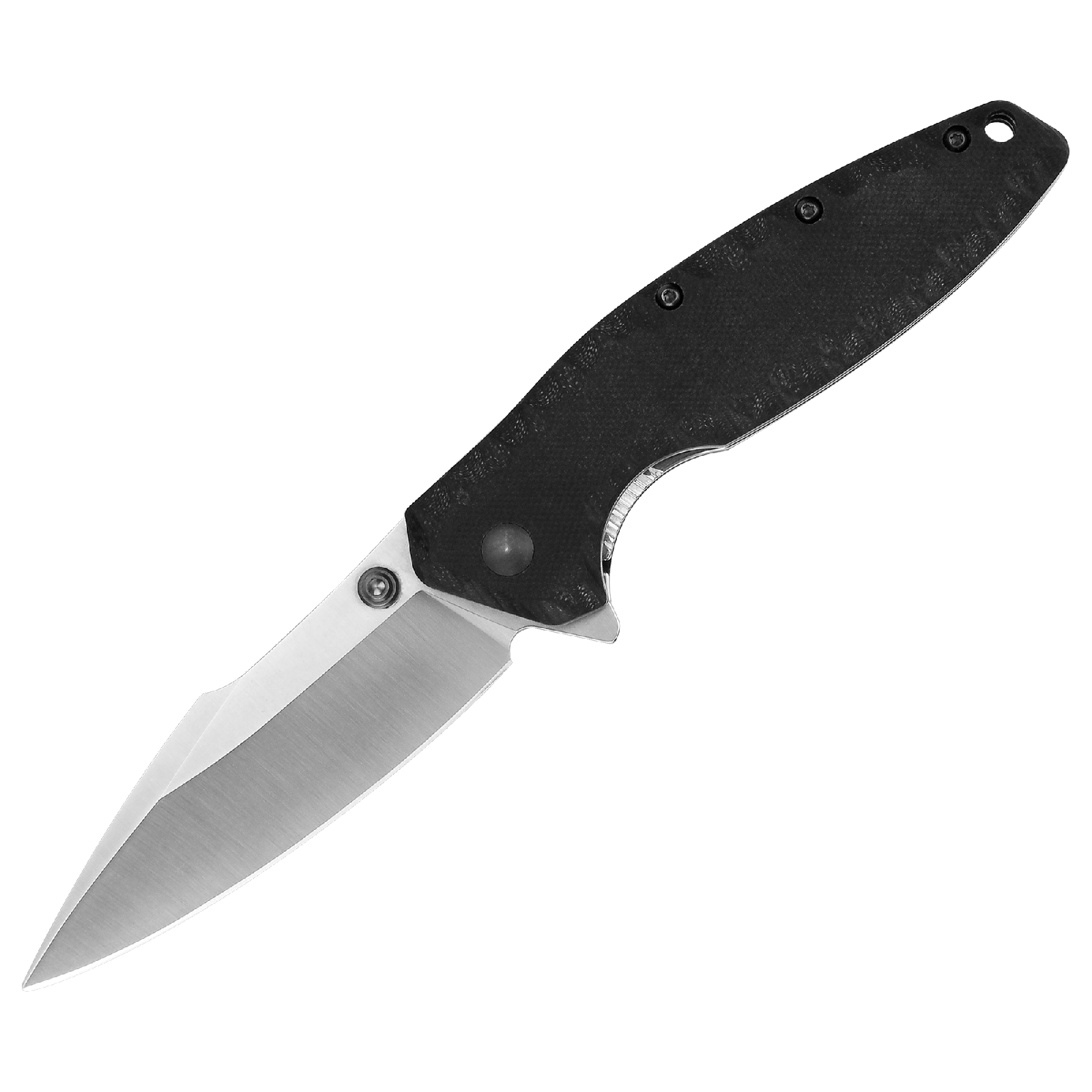 Ніж складаний туристичний Ruike P843-B, (9 см) 12C27 / G10 чорний