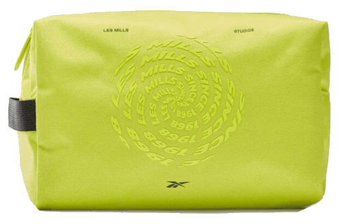 Легкая дорожная косметичка 4L Reebok Les Mills Toiletry Bag салатовая