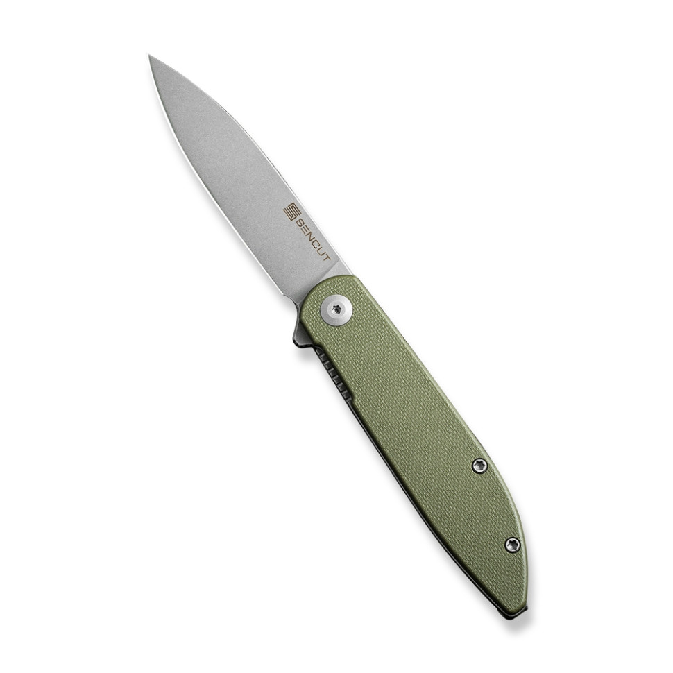 Ніж складаний кишеньковий Sencut Bocll, (7.5 см) D2 / G10 зелений