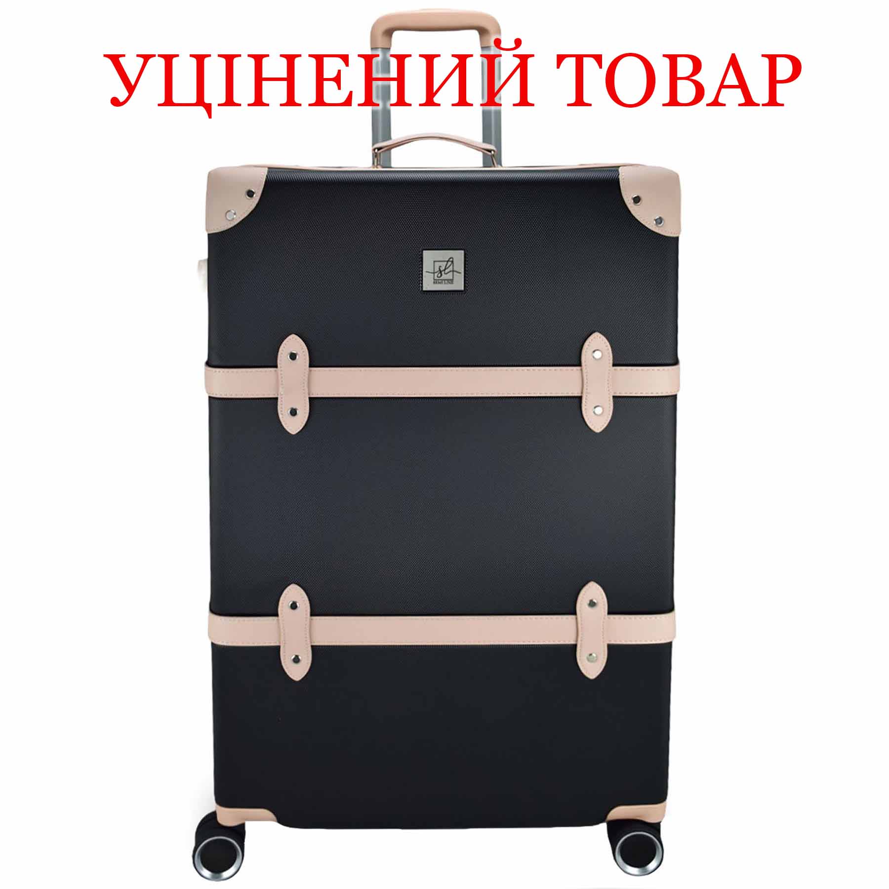 Валіза Semi Line 28" (L) Black/Pink Cream (T5671-4)_Discounted
