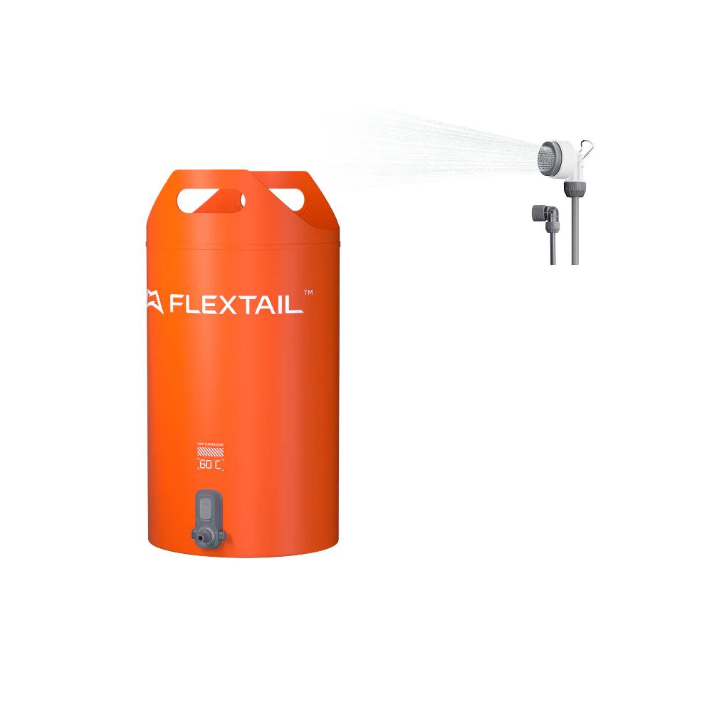 Душ портативный из ємністю и насосом Flextail Tiny Shower Bucket, 20л, оранжевый
