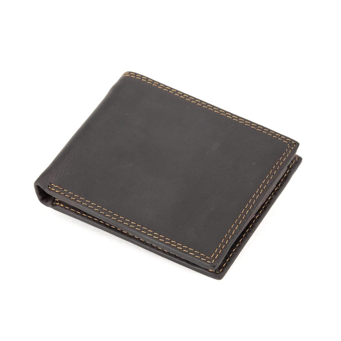 Портмоне коричневое винтажное Tiding Bag M39-FA26-1DB