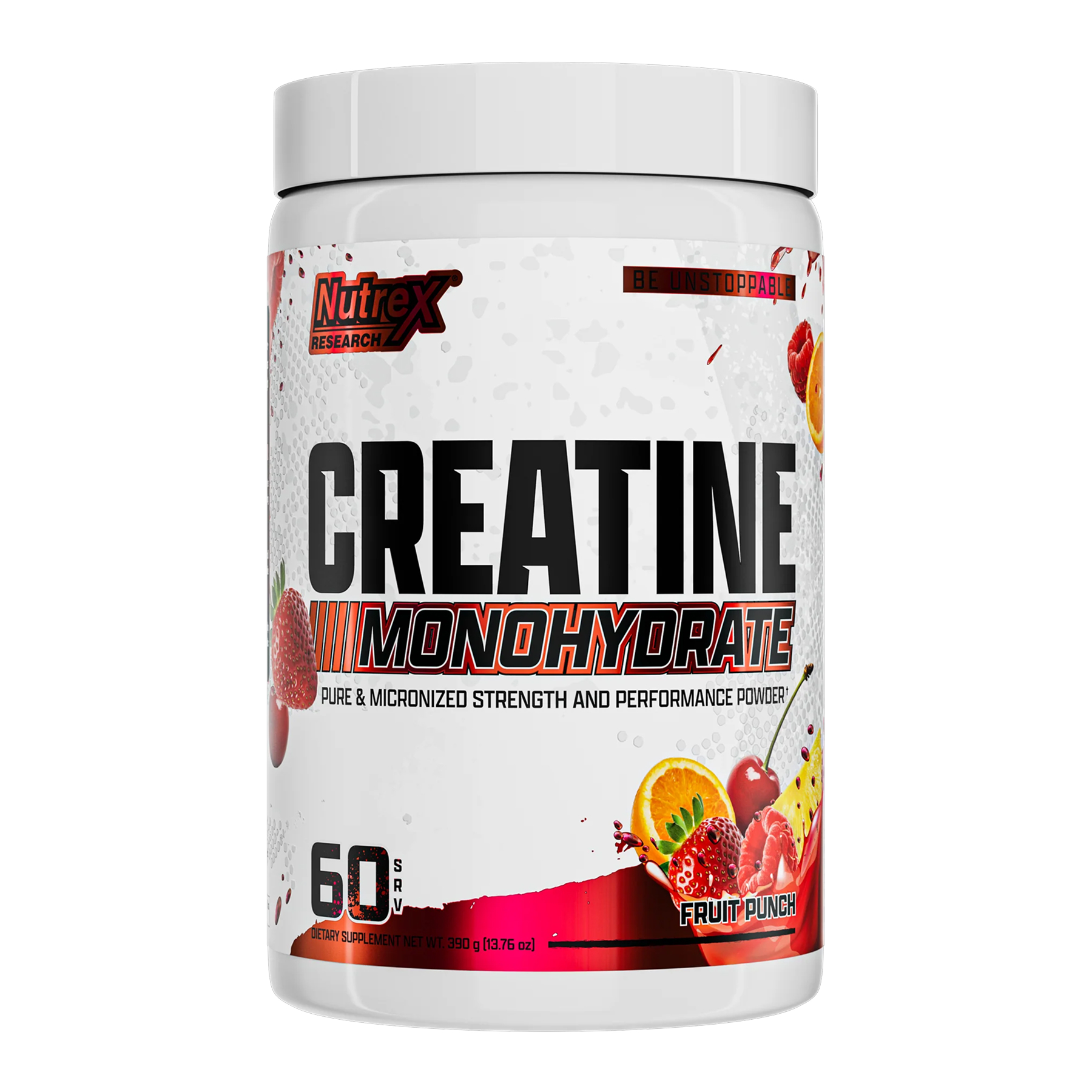 Creatine Monohydrate - 390g Fruit Punch — фото 1