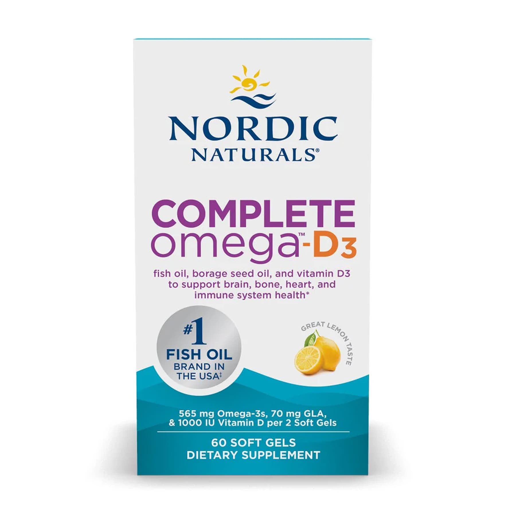 Complete Omega-D3 - 60 softgels — фото 1