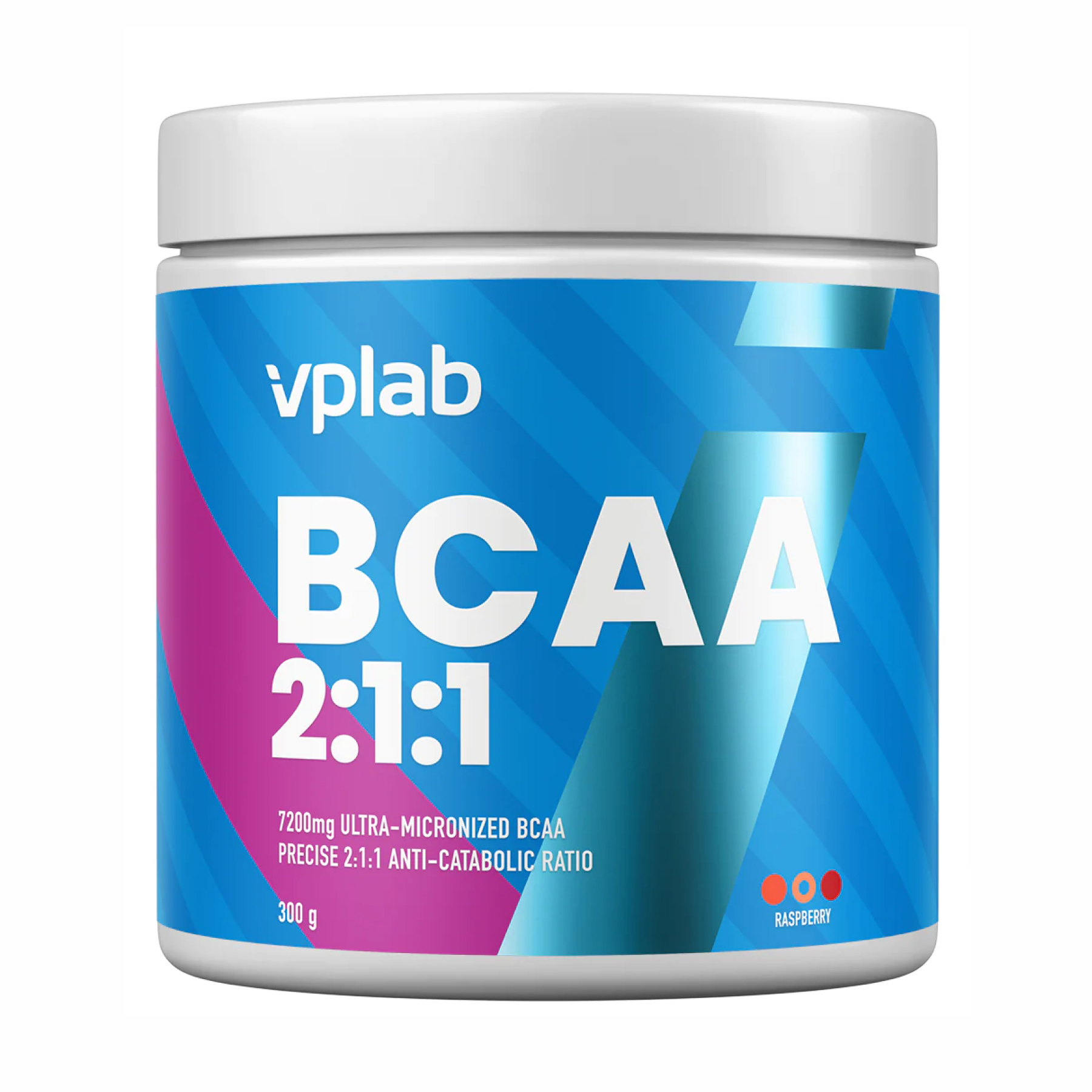 BCAA 2-1-1 - 300g Raspberry — фото 1