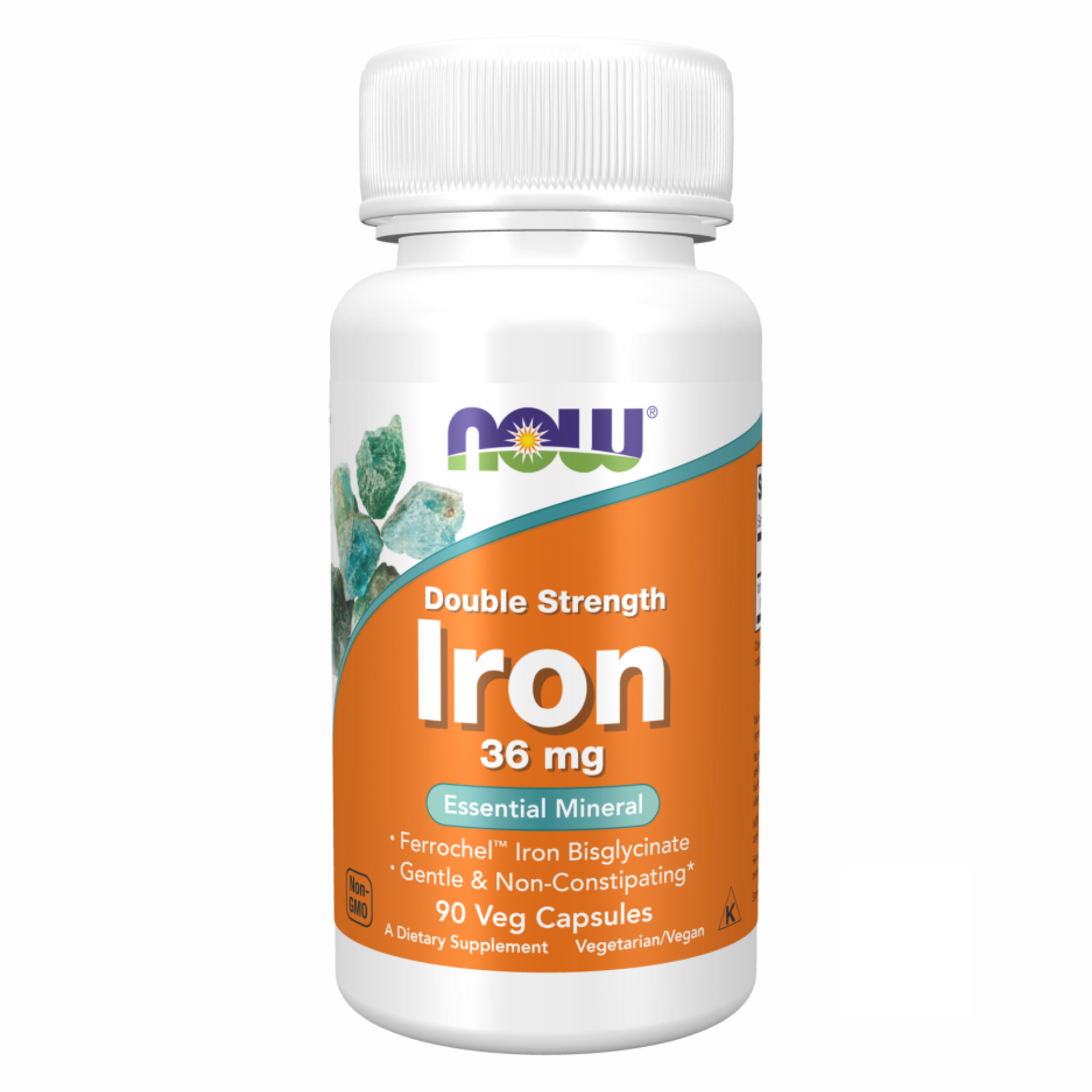 Iron 36mg Ferrochel - 90 vcaps (Повреждена банка)
