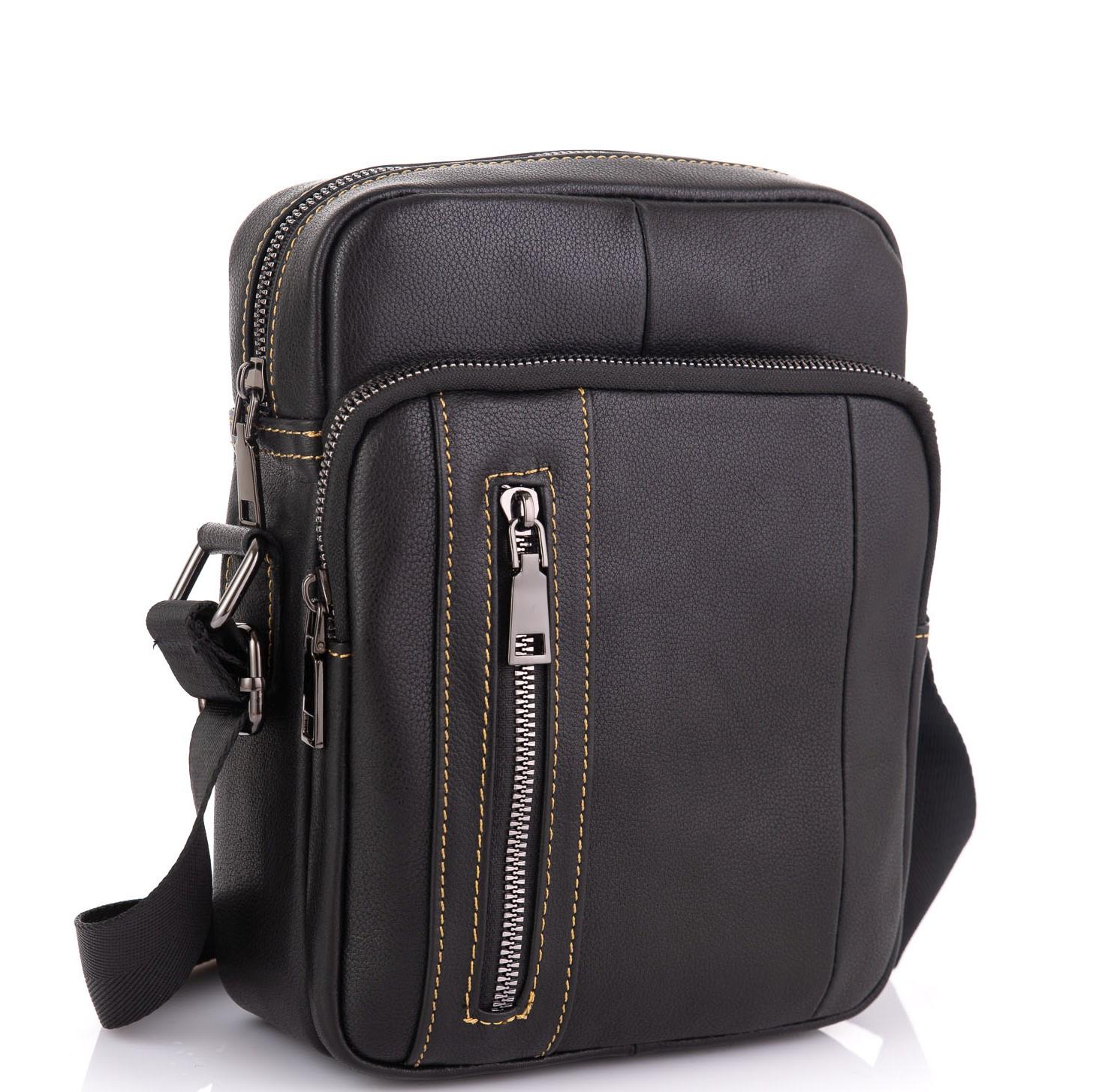 Чоловіча сумка через плече з натуральної шкіри Tiding Bag N2-9801A
