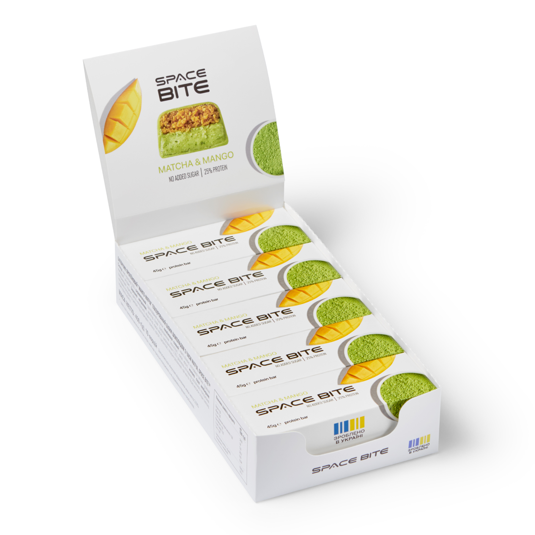Space Bite - 10x45g Matcha Mango — фото 1