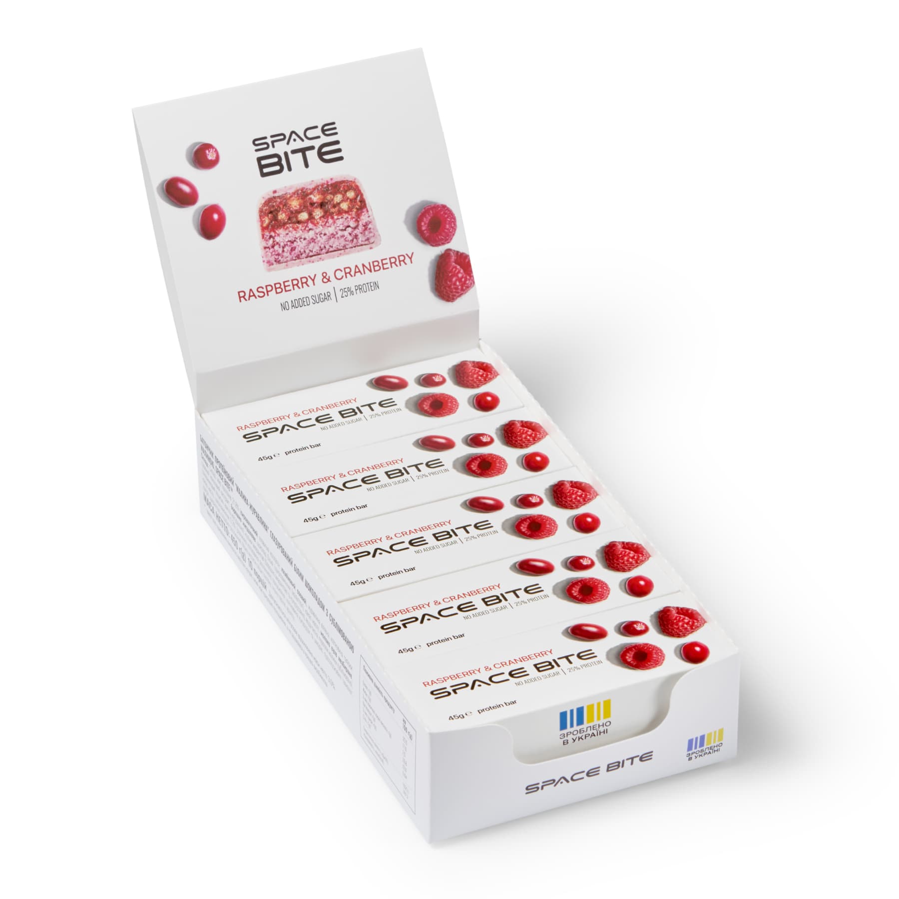 Space Bite - 10x45g Raspberry Cranberry — фото 1