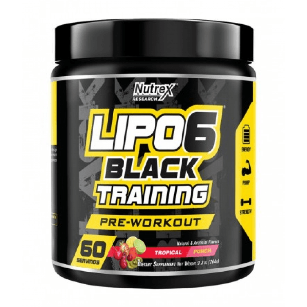 Lipo-6 Black Training, 60 порций, Тропический Пунш