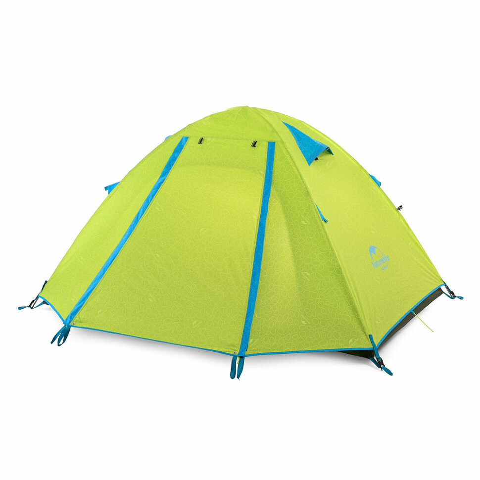 Намет двомісний Naturehike P-Series NH18Z022-P, 210T/65D, світлий салатний — фото 1