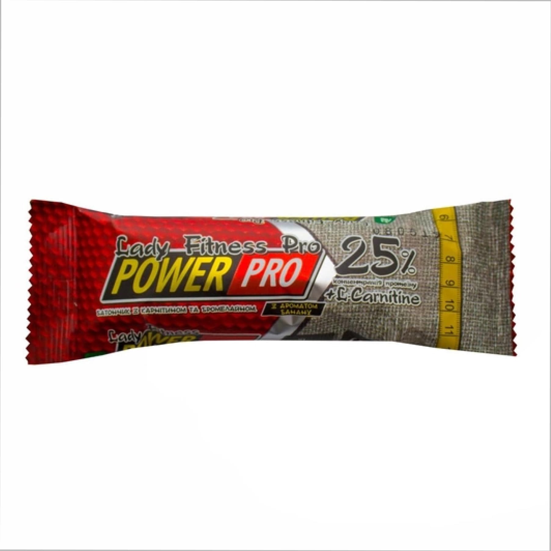 Протеиновый батончик Lady Fitness 25%, 20x50 г, Банан