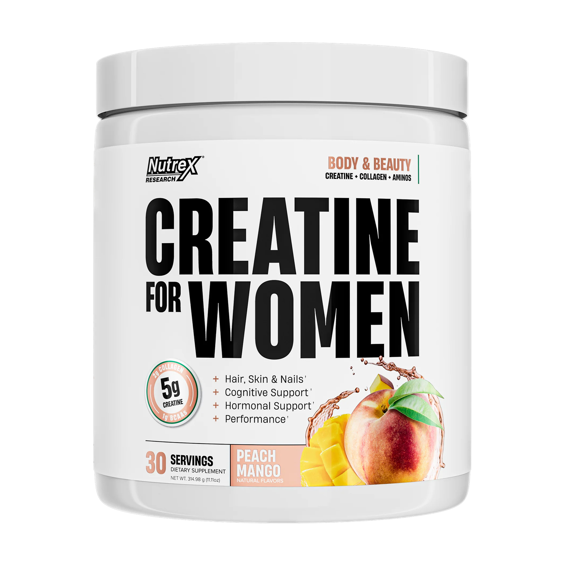 Creatine Monohydrate For Women - 30 serv Peach Mango — фото 1
