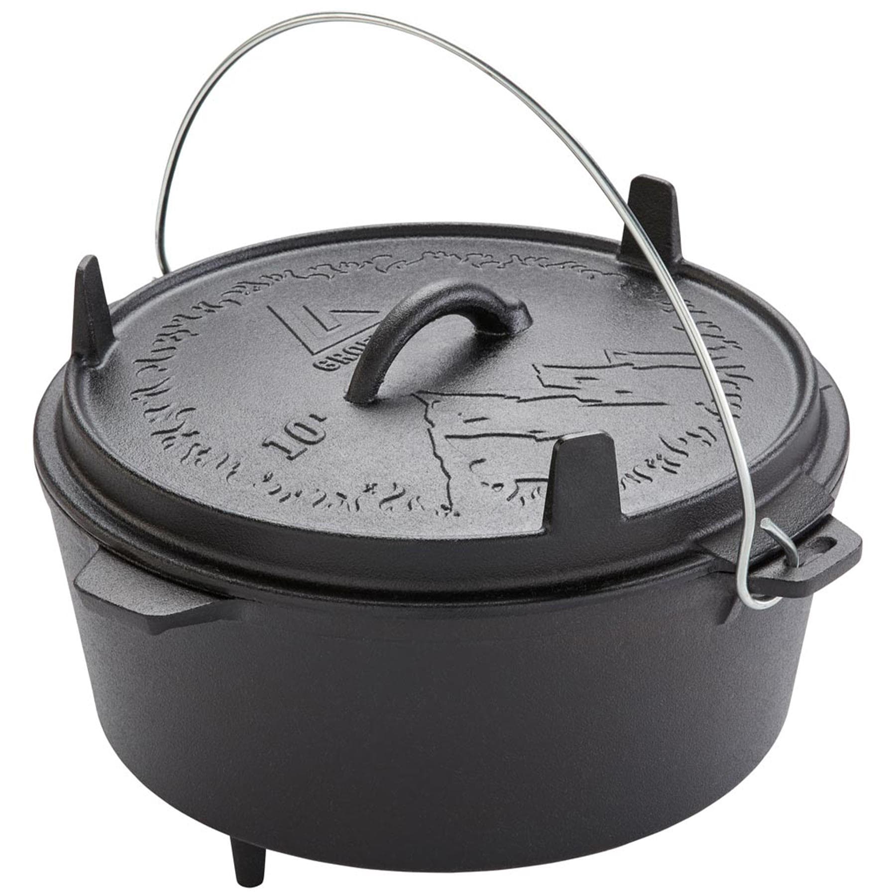 Казан з кришкою Groenberg Askja Pot 33 cm / 10 L Black (266018) — фото 1
