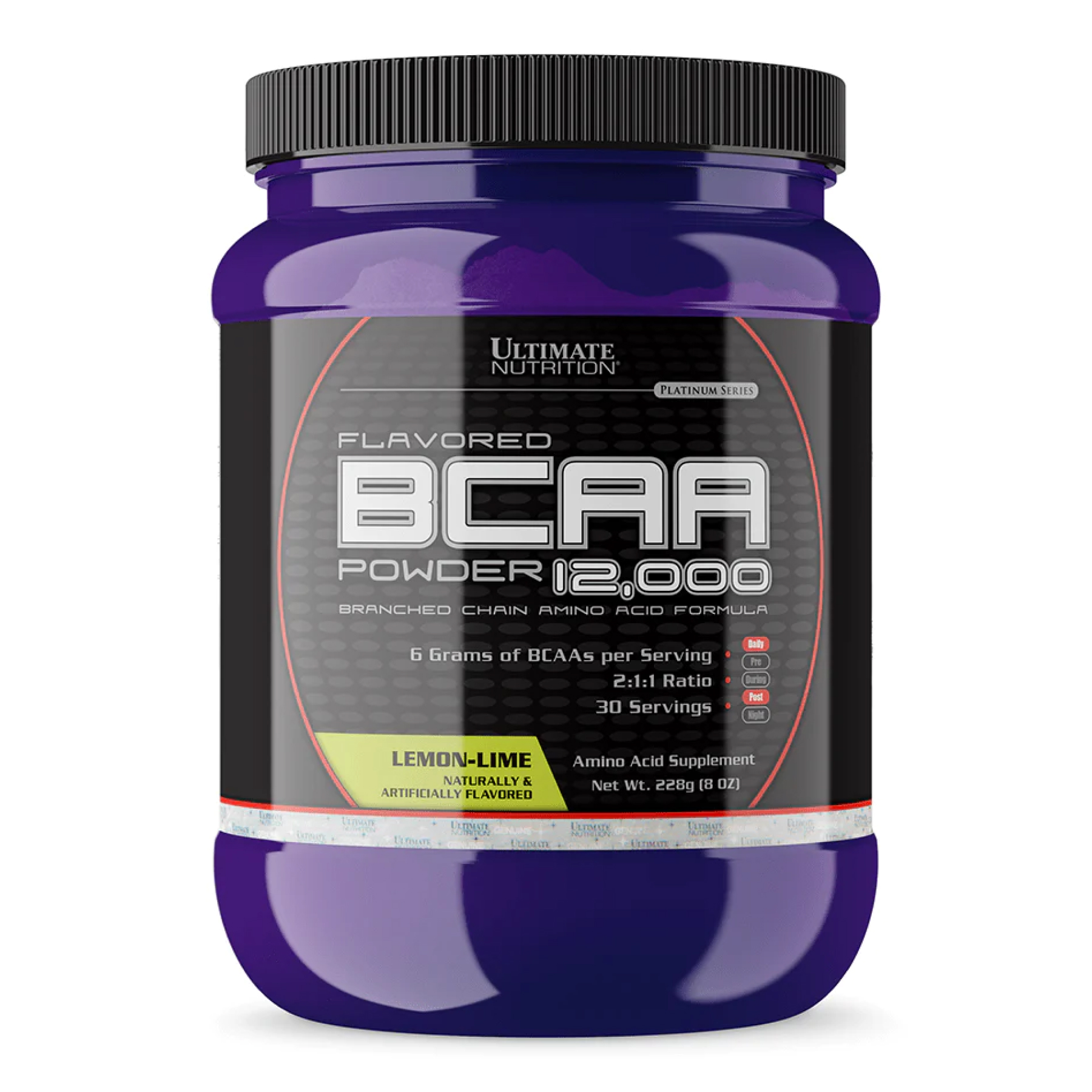 BCAA Powder 12000 - 228g Lemon Lime — фото 1