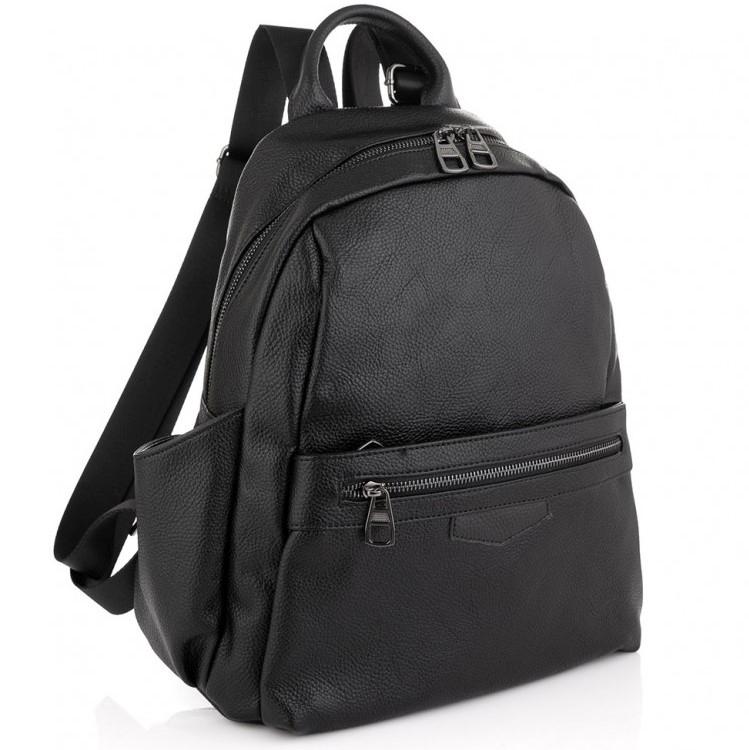 Жіночий чорний шкіряний рюкзак Olivia Leather NWBP27-007A