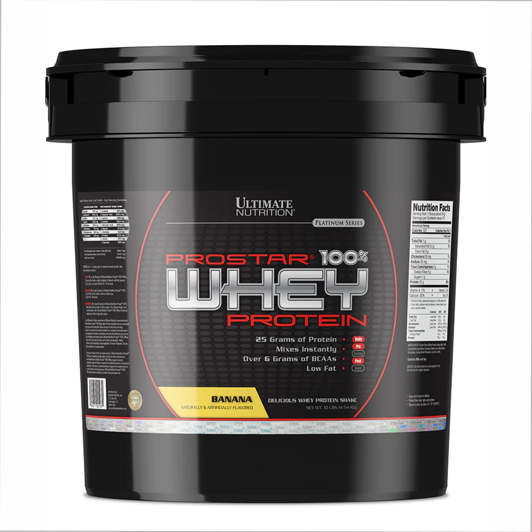 Prostar Whey 10lb - 4540g Banana — фото 1