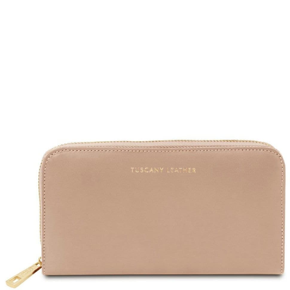 Эксклюзивный кожаный бумажник для женщин Venere Tuscany TL142085 (Champagne)